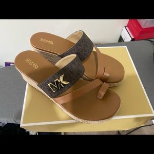 Michael Kors Sidney Mid Wedge Espadrille Sandals